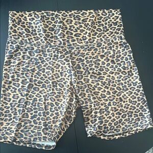 Leopard Print Women's Shorts